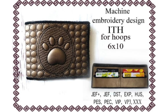 Billfold ITH Purse Paw: Craft Fair Review