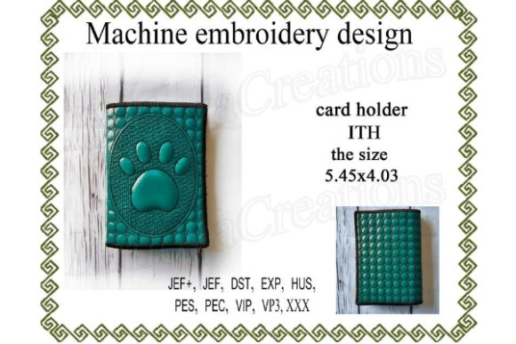 Card Case in the Hoop - Paw Review