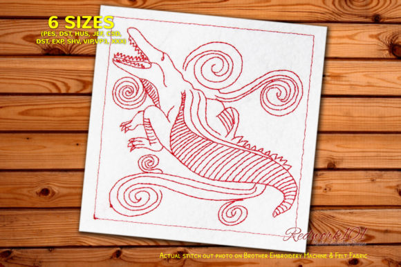 Crocodile Redwork: A Designer's Review