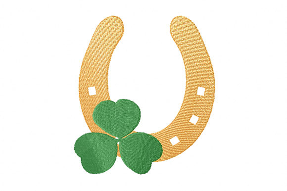 Gold Horseshoe with Four Leaf Clover Review