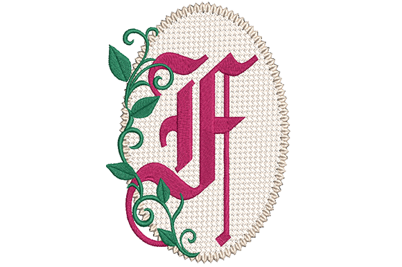 Olde English Monogram Letter F Review