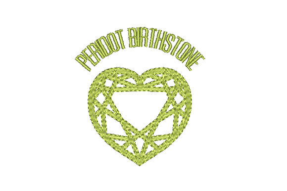 Peridot Birthstone Faceted Heart Review