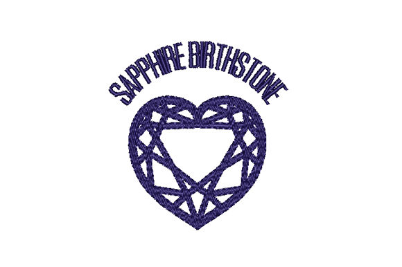 Sapphire Birthstone Faceted Heart Review