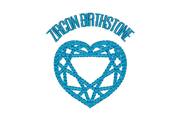 Zircon Birthstone Faceted Heart Review